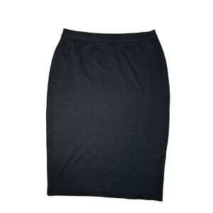 Harlan Woman's Black Pencil Skirt Size Large?